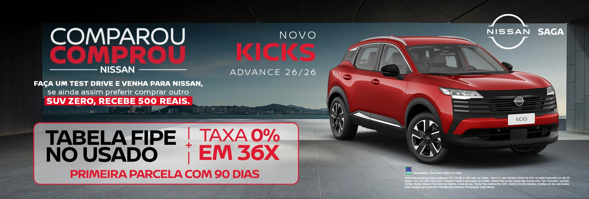OFERTA 5 - KICKS ADVANCE - BANNER DESKTOP